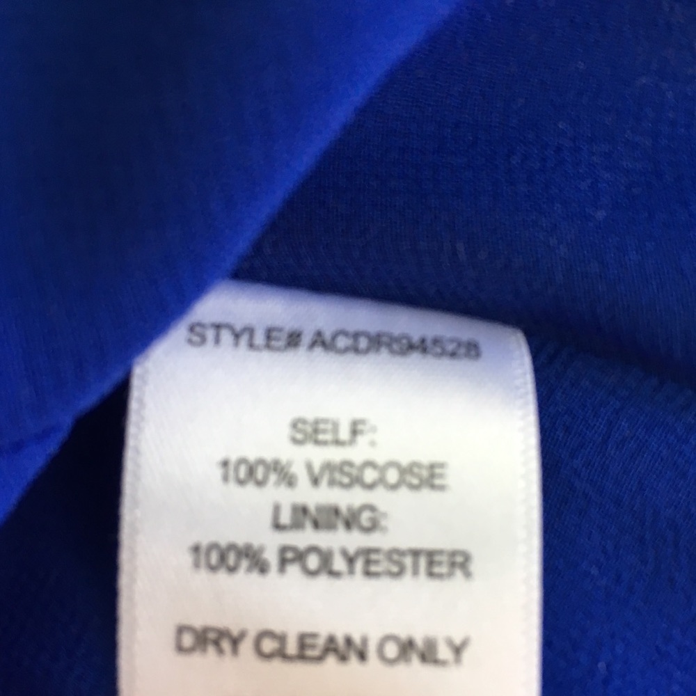 NWT Astr One Shoulder Dress Blue - Picture 8 of 8